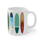 Vintage Surfboard Collection Ceramic Mug 11oz