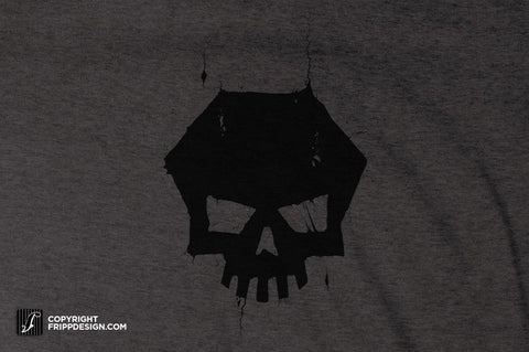 SALE! Badass Crumbled Iconic Skull - T Shirt