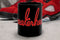 Sneakerhead Shoelace Lettering on 11oz Black Mug